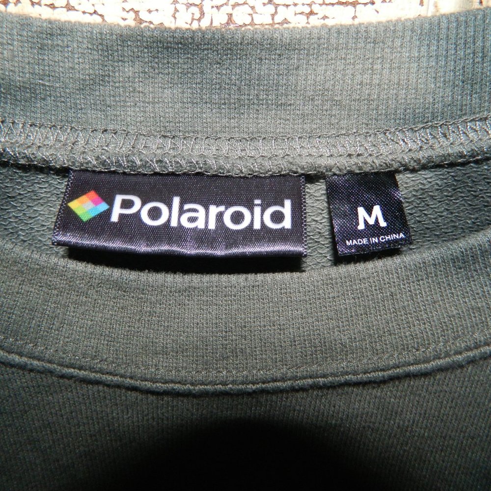 Polaroid Women’s Cropped Crew Neck Sweatshirt Size M (P-24) - Picture 2 of 4